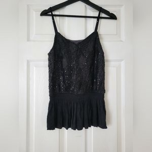 Sequin top by Express